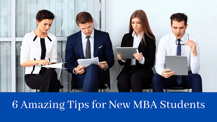Tips for New MBA Students