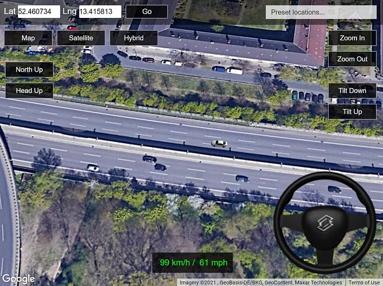 Google Driving Simulator | How to use it